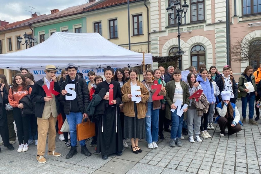 Udział w grze miejskiej Śladami Marii Krystyny Habsburg